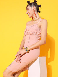 STREET 9 Pink Sheath Dress