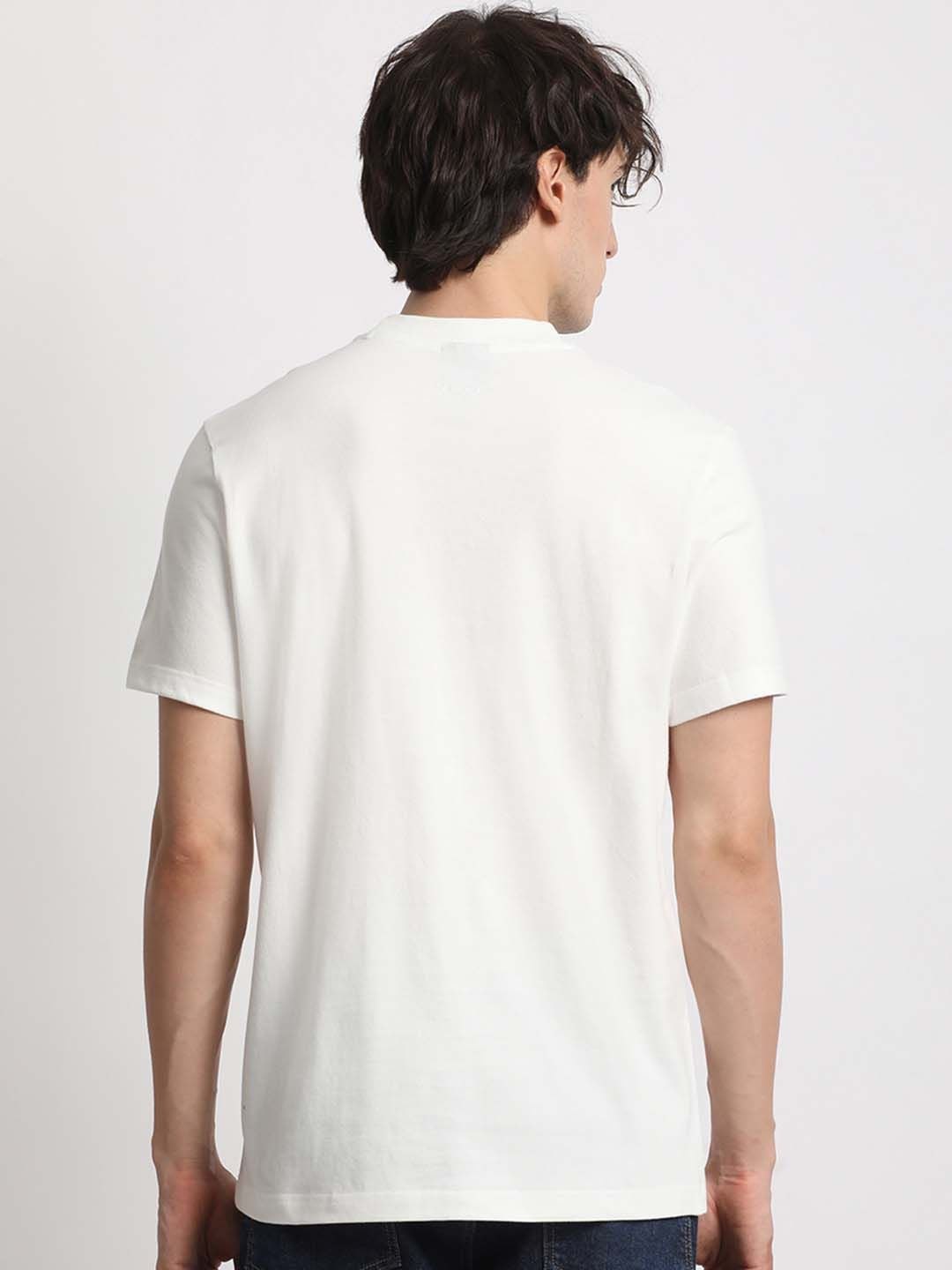 THE BEAR HOUSE Round Neck Pure Cotton Regular Fit T-shirt