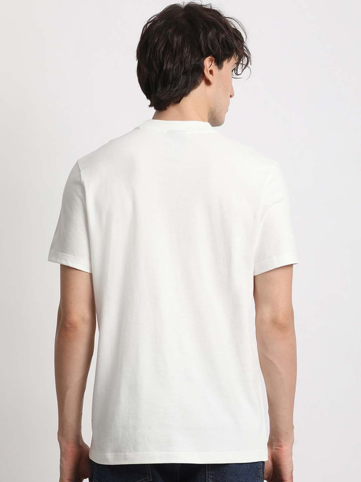 THE BEAR HOUSE Round Neck Pure Cotton Regular Fit T-shirt