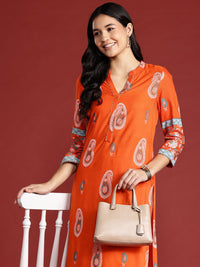 Anouk Paisley Print Gotta Patti Kurta
