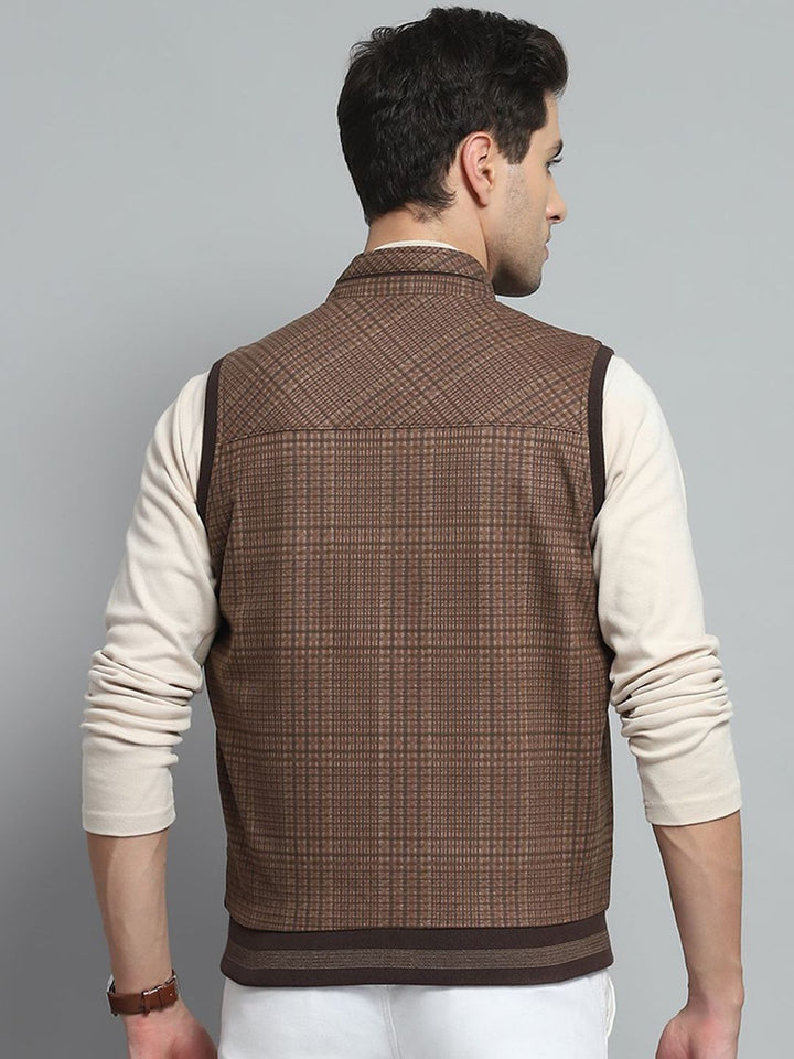 Monte Carlo Men Mock Collar Solid Casual Lightweight Bomber Jacket