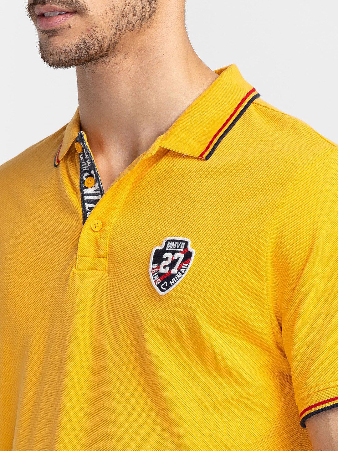 Being Human Polo Collar T-shirt