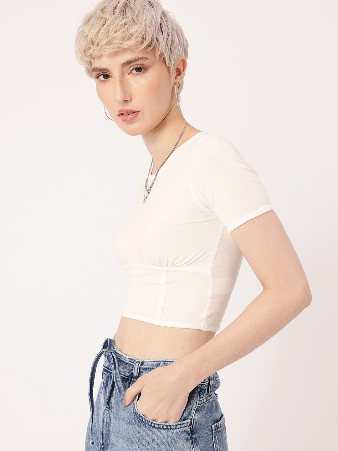 DressBerry K-City Style Corset Crop Top