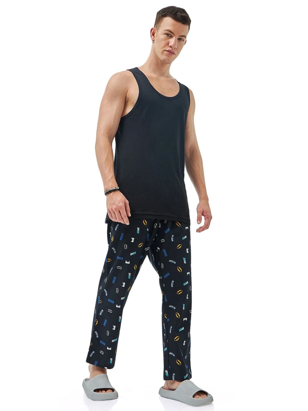 Bewakoof Men Printed Cotton Lounge Pants