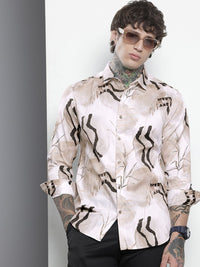 The Indian Garage Co Slim Fit Floral Printed Casual Shirt