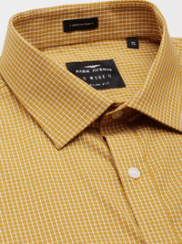 Park Avenue Slim Fit Micro Checked Pure Cotton Formal Shirt