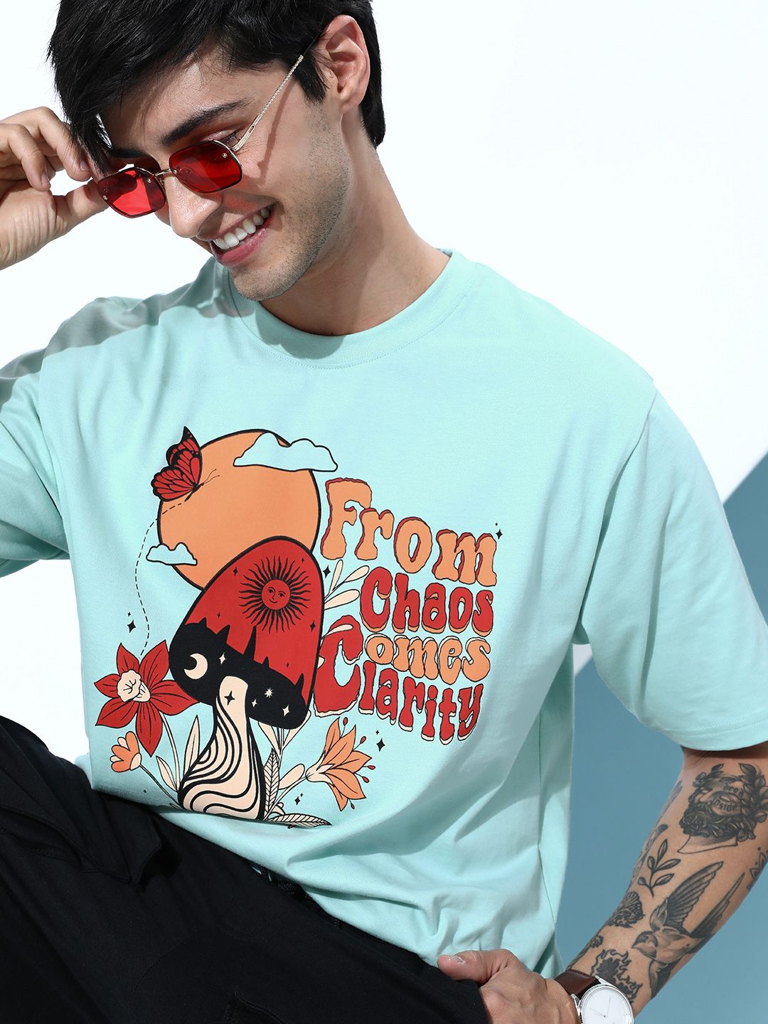 DILLINGER Graphic Printed Oversized T-shirt