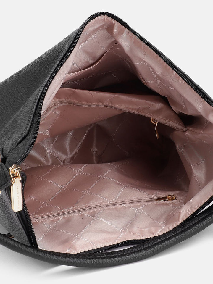 Lino Perros Textured Structured Shoulder Bag