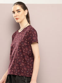 DILLINGER Printed Boxy Pure Super Combed Cotton T-shirt