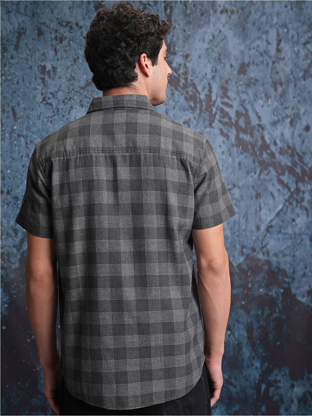 LOCOMOTIVE Checked Utility Pocket Regular Shirt