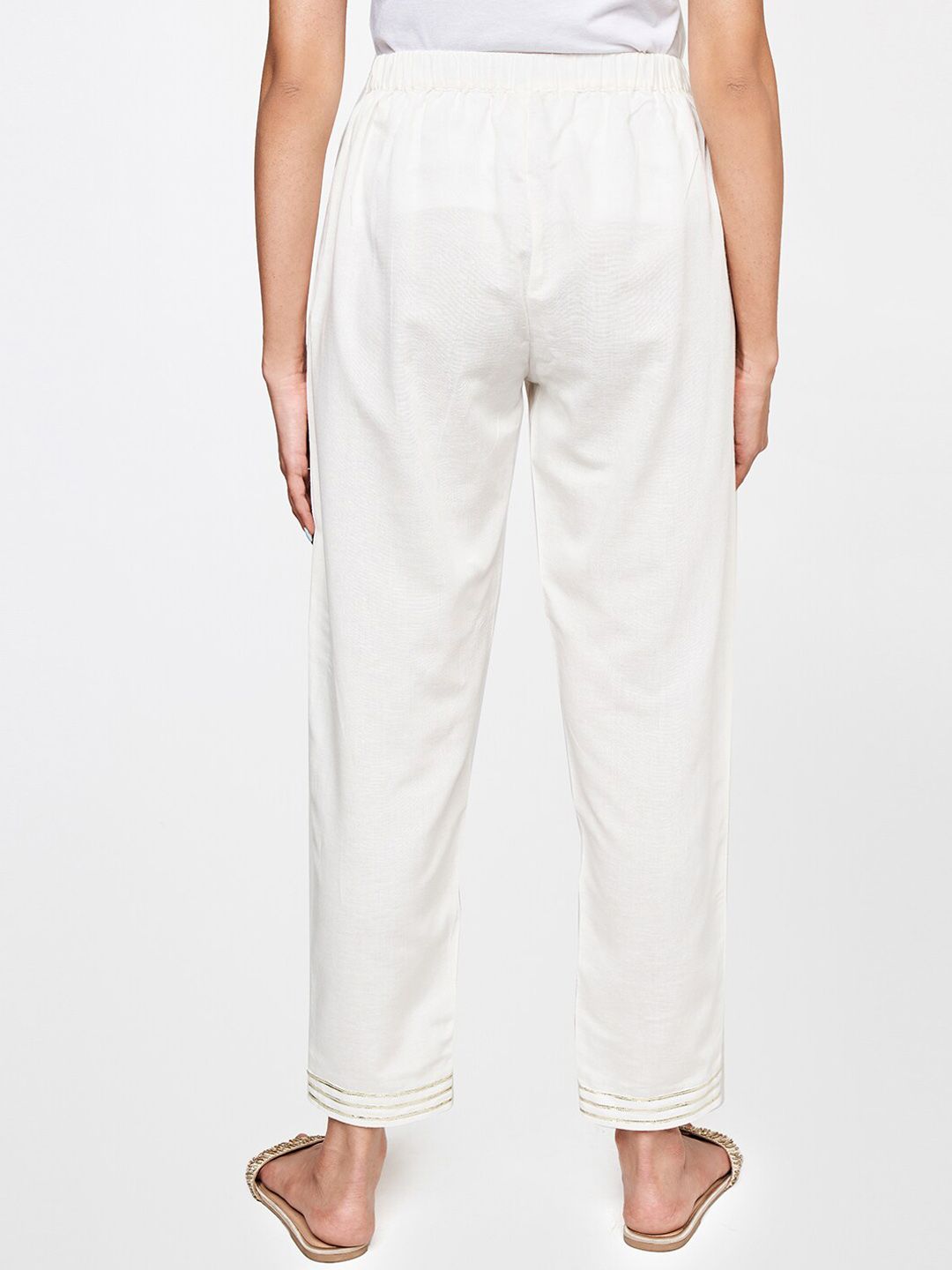 Global Desi Women Straight Fit Trousers