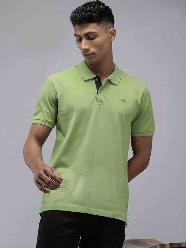 Park Avenue Polo Collar Pure Cotton Slim Fit T-shirt