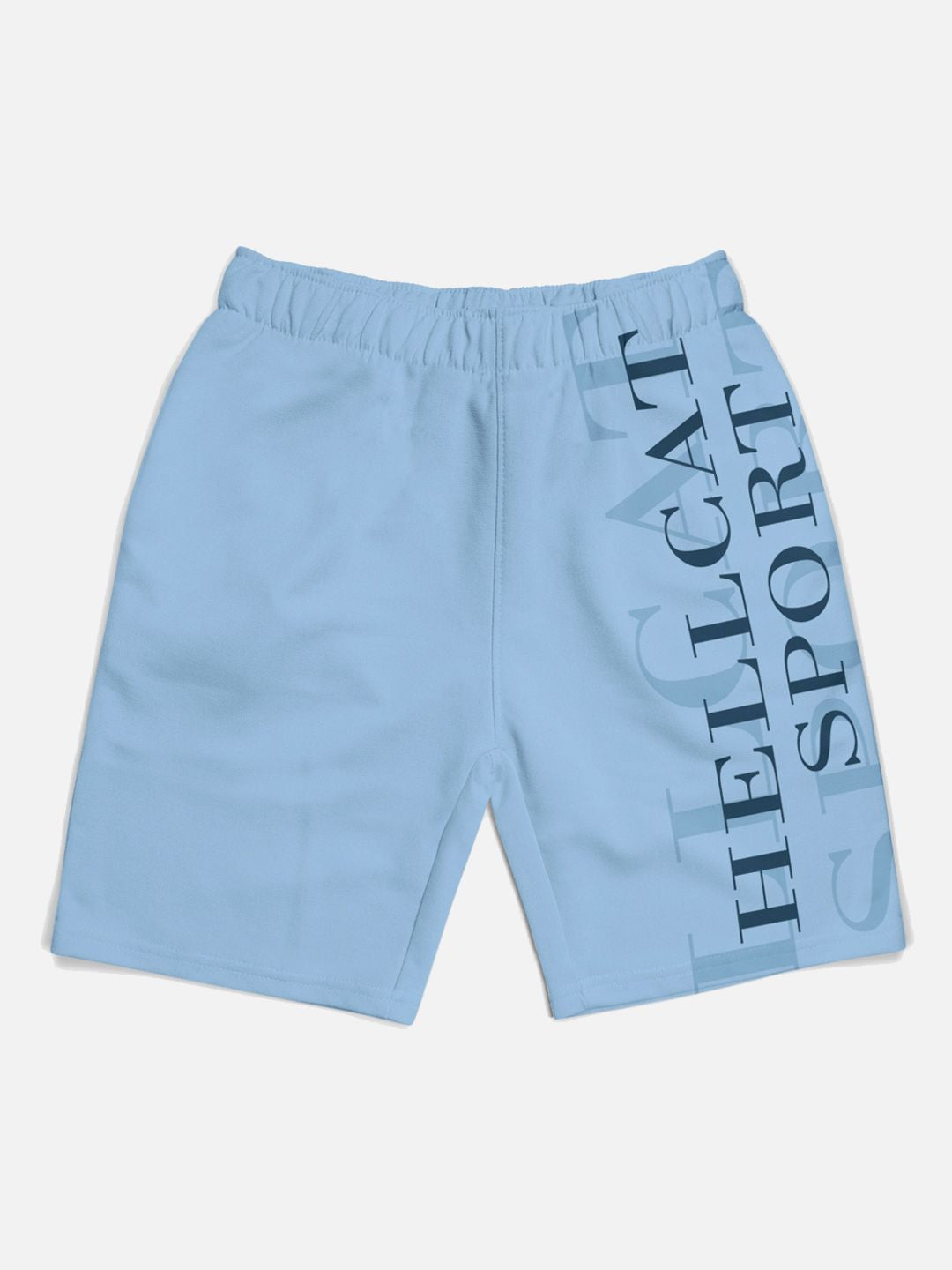 HELLCAT Boys Pack of 3 Trendy Typographic Printed Cotton Sports Shorts