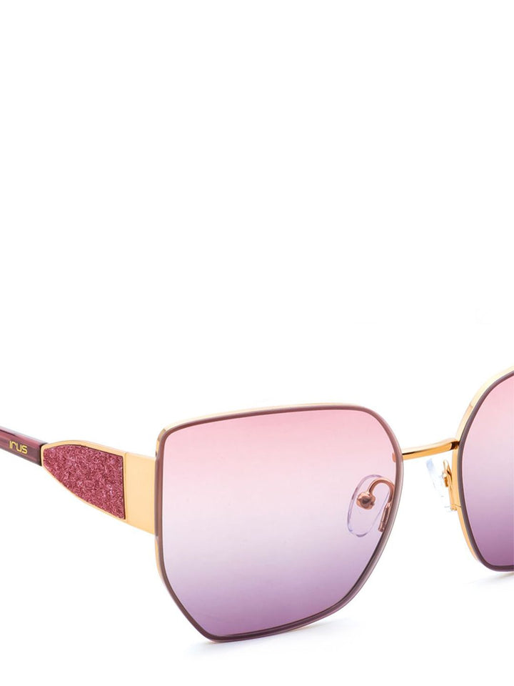 IRUS by IDEE Women Butterfly Sunglasses with UV Protected Lens IRS1298C3SG
