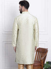 SOJANYA Kurta Lurus Kolar Mandarin Sulam Bunga