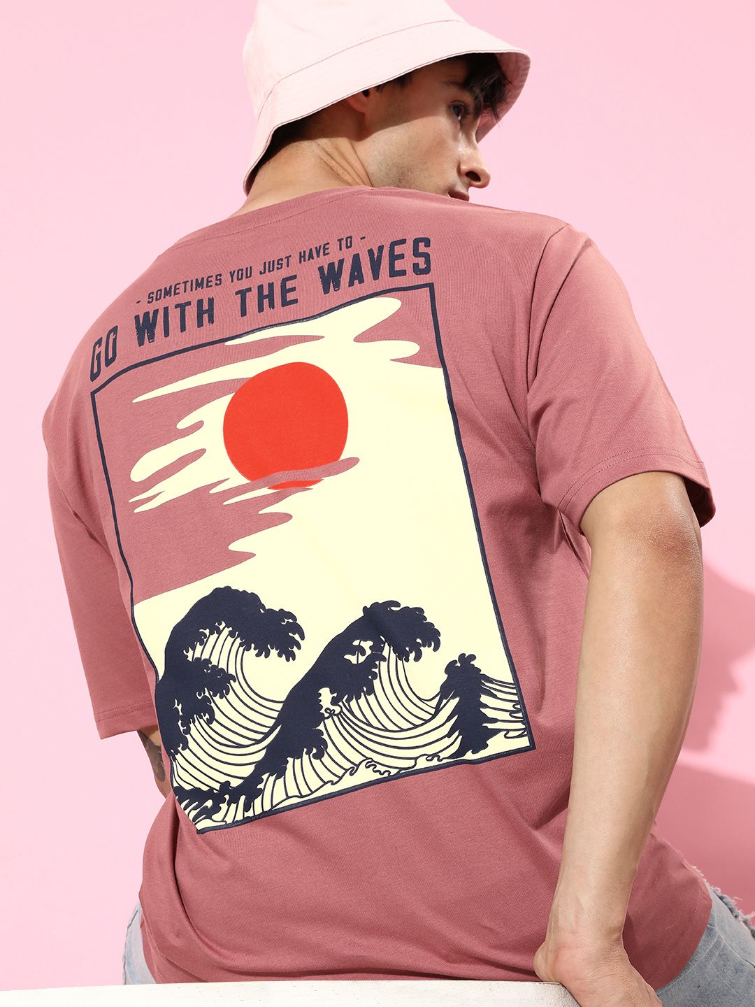 Difference of Opinion Graphic Printed Oversized T-shirt