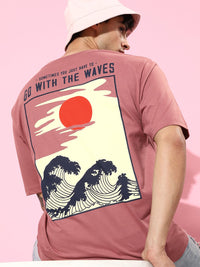Difference of Opinion Graphic Printed Oversized T-shirt