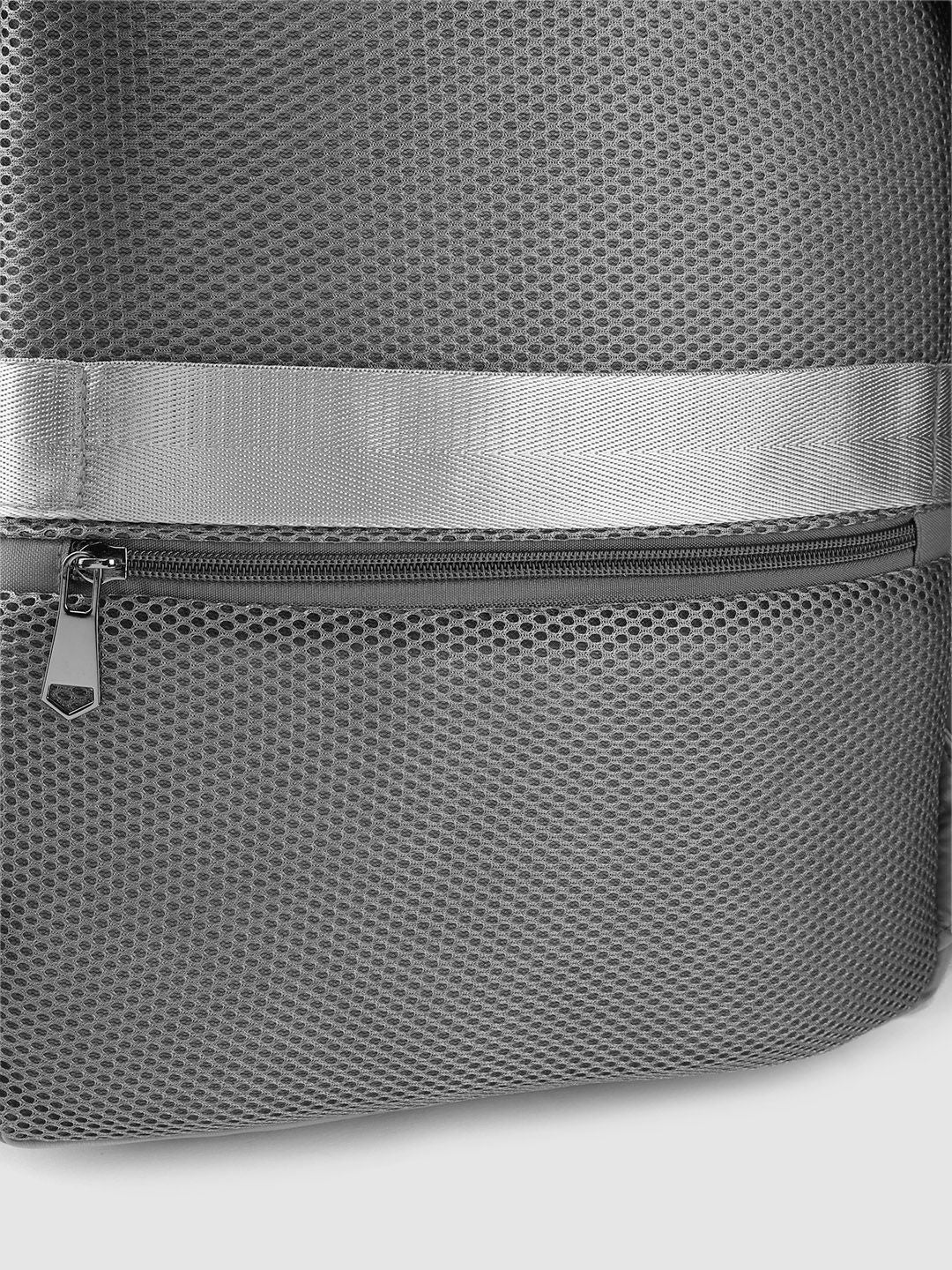 Lino Perros Women Grey Solid 13 Inch Laptop Backpack