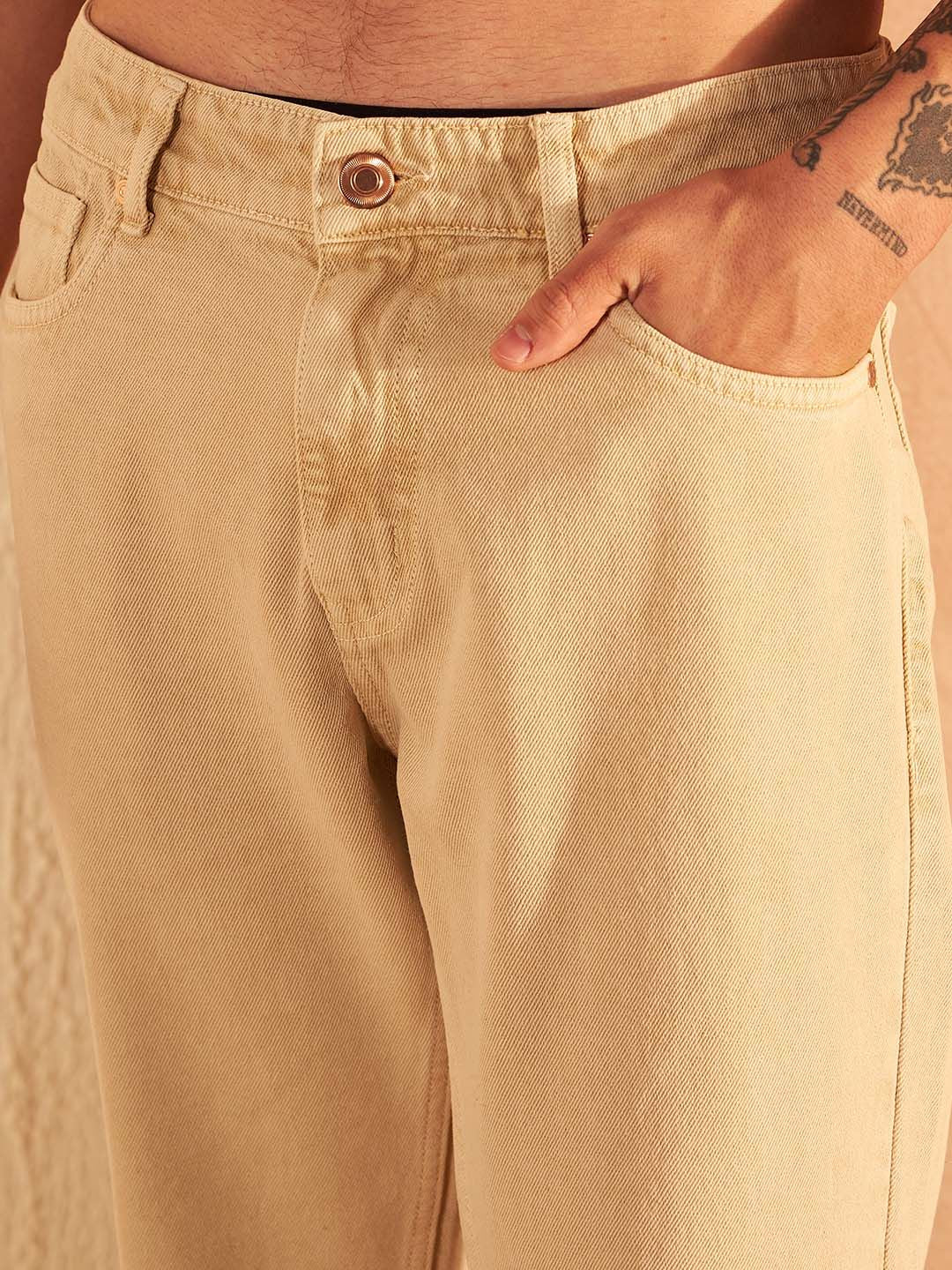 DENNISON Men Comfort Baggy Fit Non Stretchable Cotton Jeans