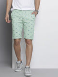 Seluar pendek Capton Chino yang dicetak oleh Green Green Green