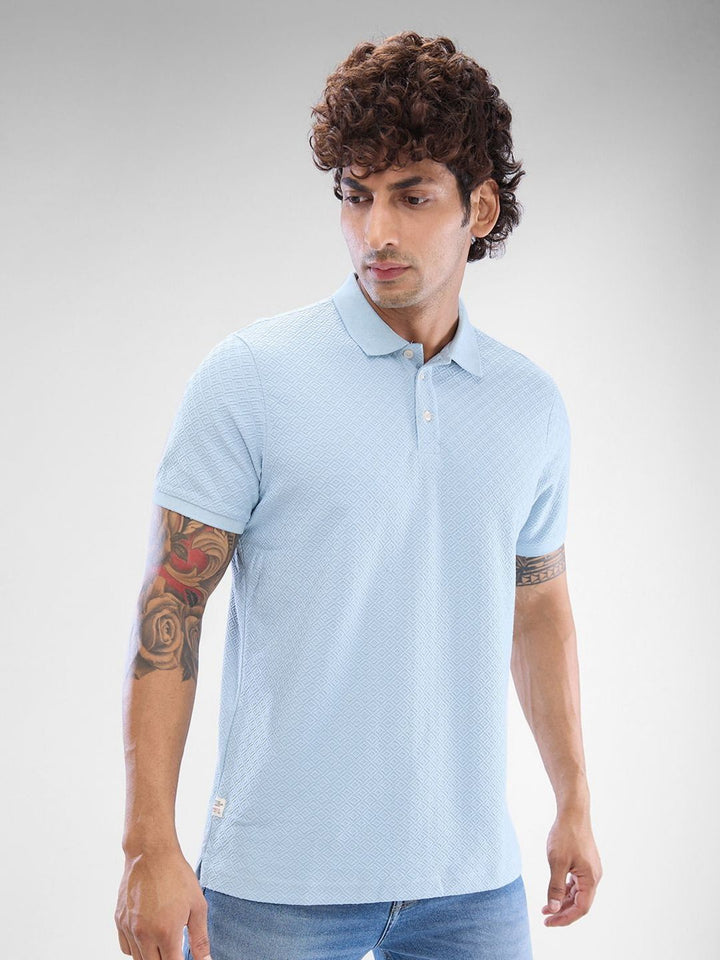 SPYKAR Men Polo Collar Solid  Slim Fit T-Shirt