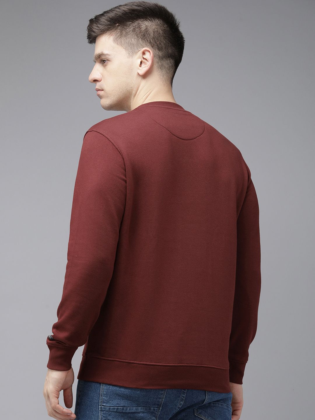 SPYKAR Typography Printed Pullover Sweatshirt