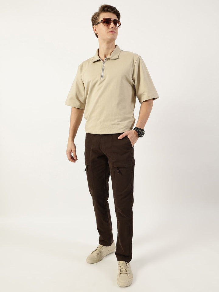 Thomas Scott Men Smart Fit Mid-Rise Trousers