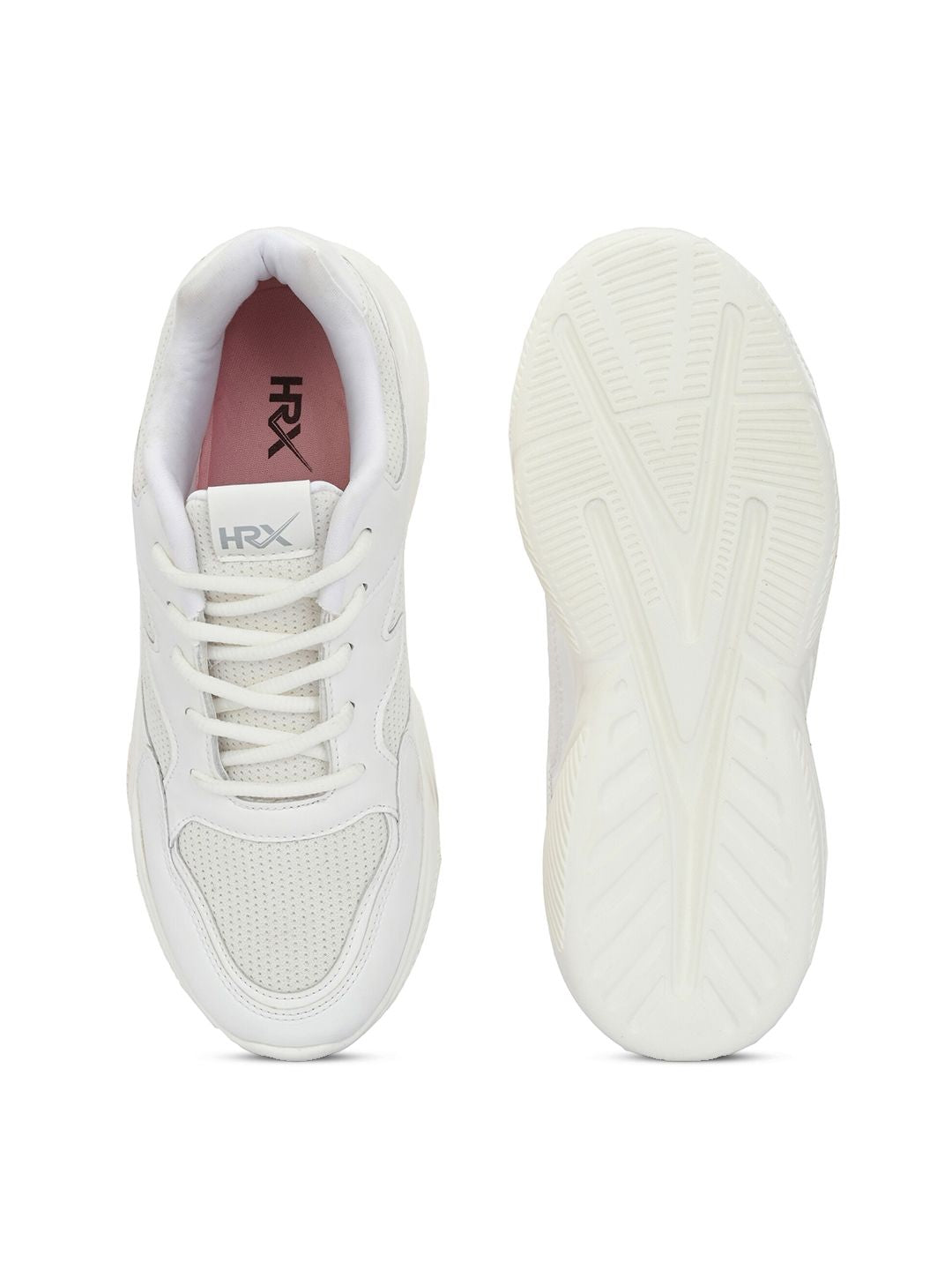 HRX by Hrithik Roshan Women White Mesh Running Non-Marking Shoes