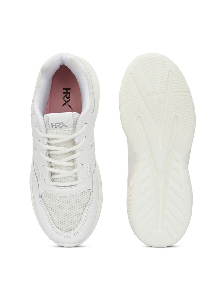 HRX by Hrithik Roshan Women White Mesh Running Non-Marking Shoes