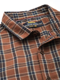 The Indian Garage Co Men Tartan Checks Casual Shirt