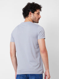 SPYKAR Graphic Printed Cotton Slim Fit T-shirt