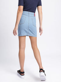 DressBerry Elevated Essentials Denim Pencil Mini Skirt