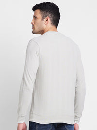 Being Human Self Design Round Neck Casual T-shirt