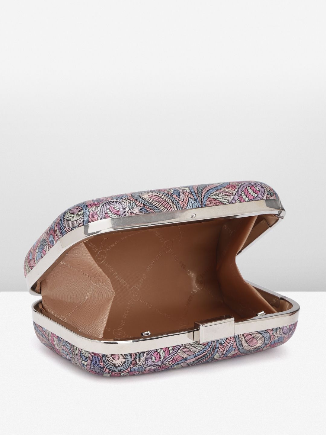 Lino Perros Women Paisley Printed Box Clutch