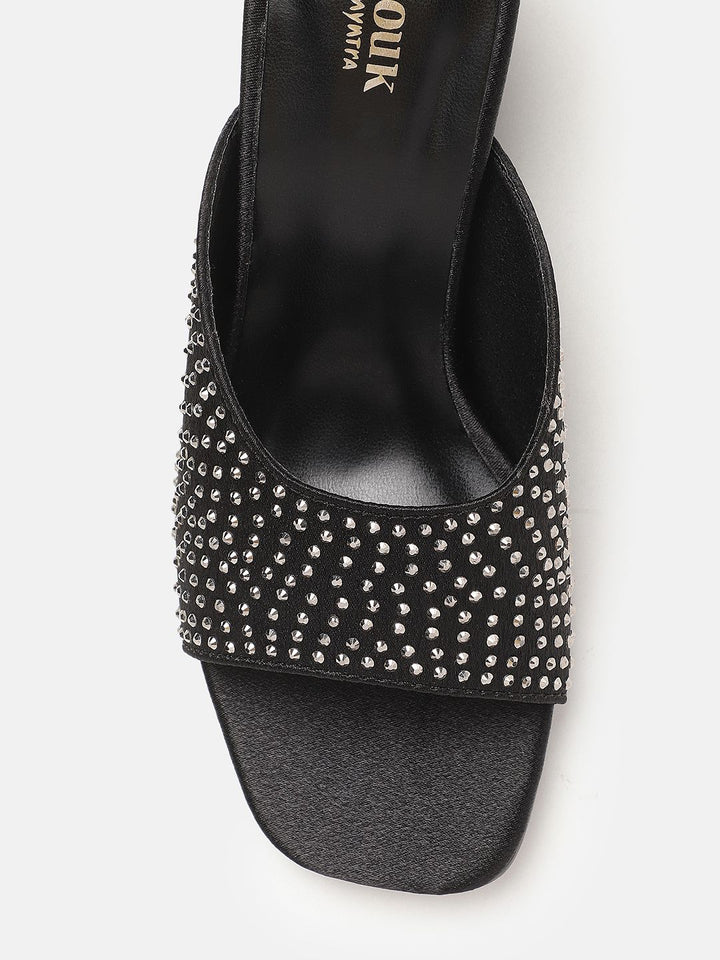 Anouk Embellished Party Block Heels
