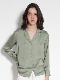 RAREISM Shirt Collar Cuffed Sleeves Regular Top