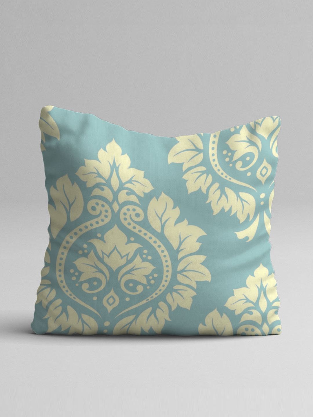 STITCHNEST Blue & White Set of 5 Ethnic Motifs Square Cushion Covers