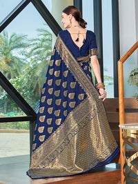 KALINI Ethnic Motifs Zari Banarasi Saree