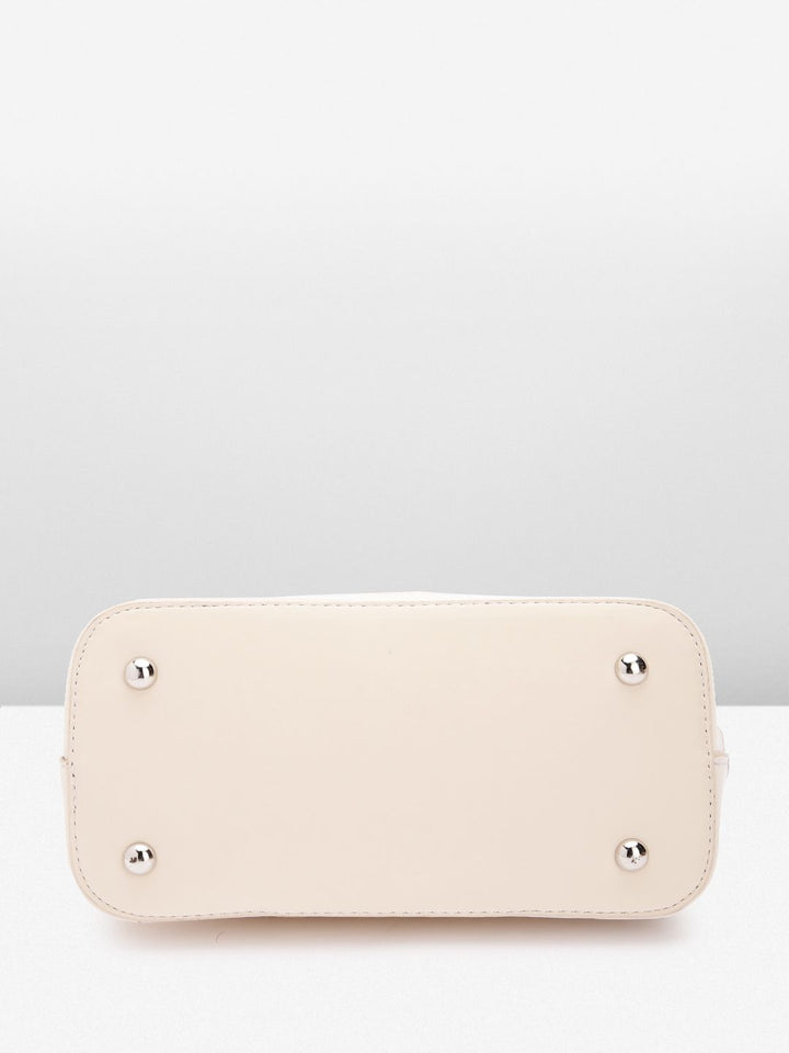 Lino Perros Women Floral Textured Structured Handheld Bag