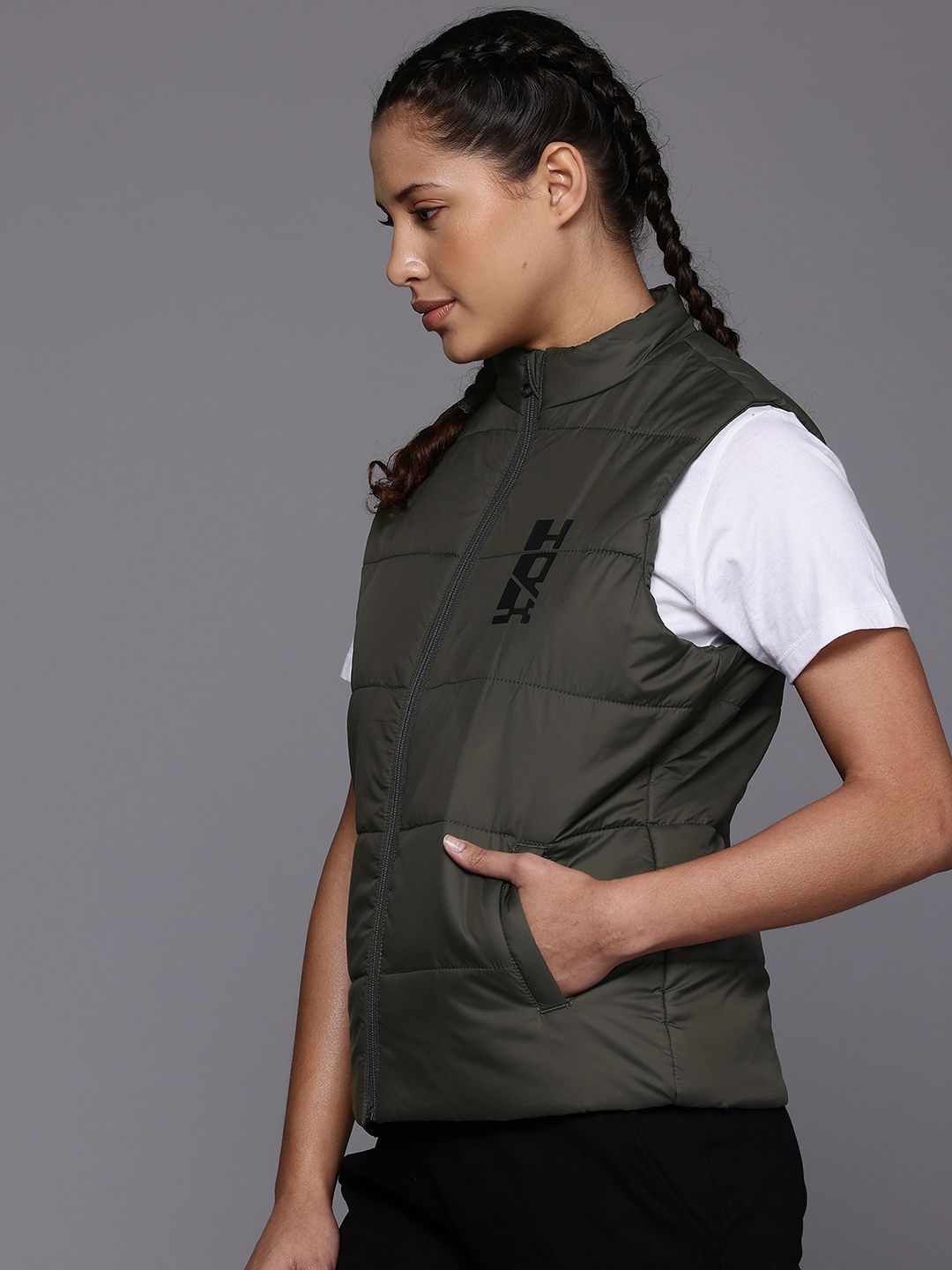 HRX by Hrithik Roshan Padded Gilet Jacket