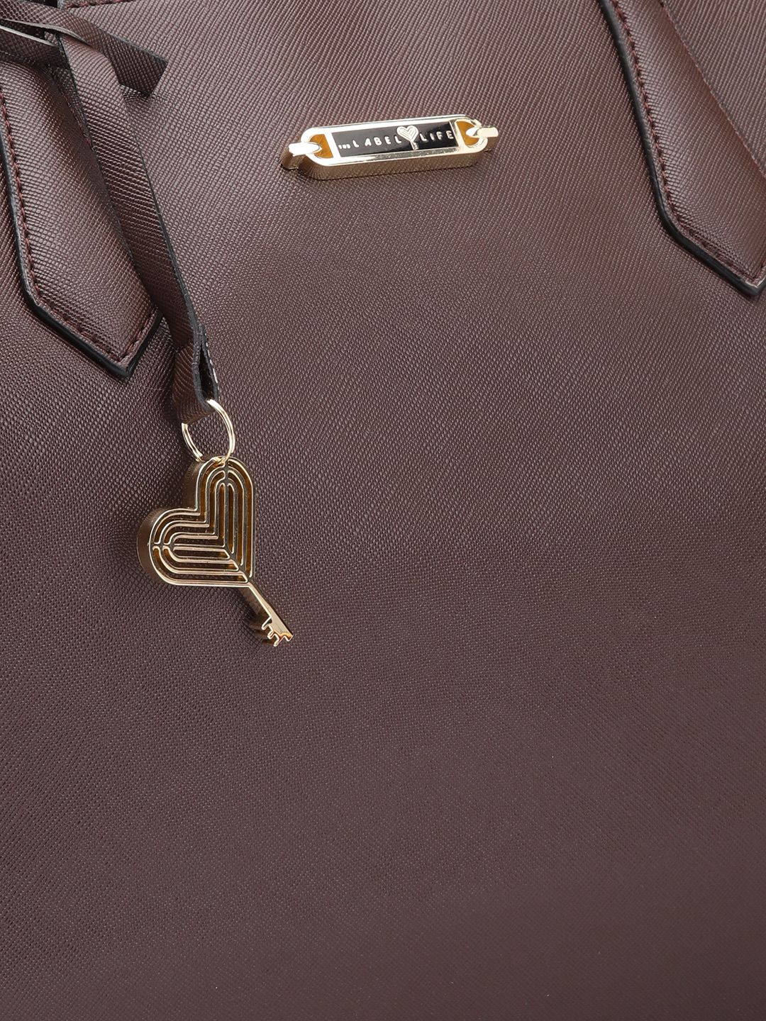 The Label Life Colourblocked Structured Shoulder Bag