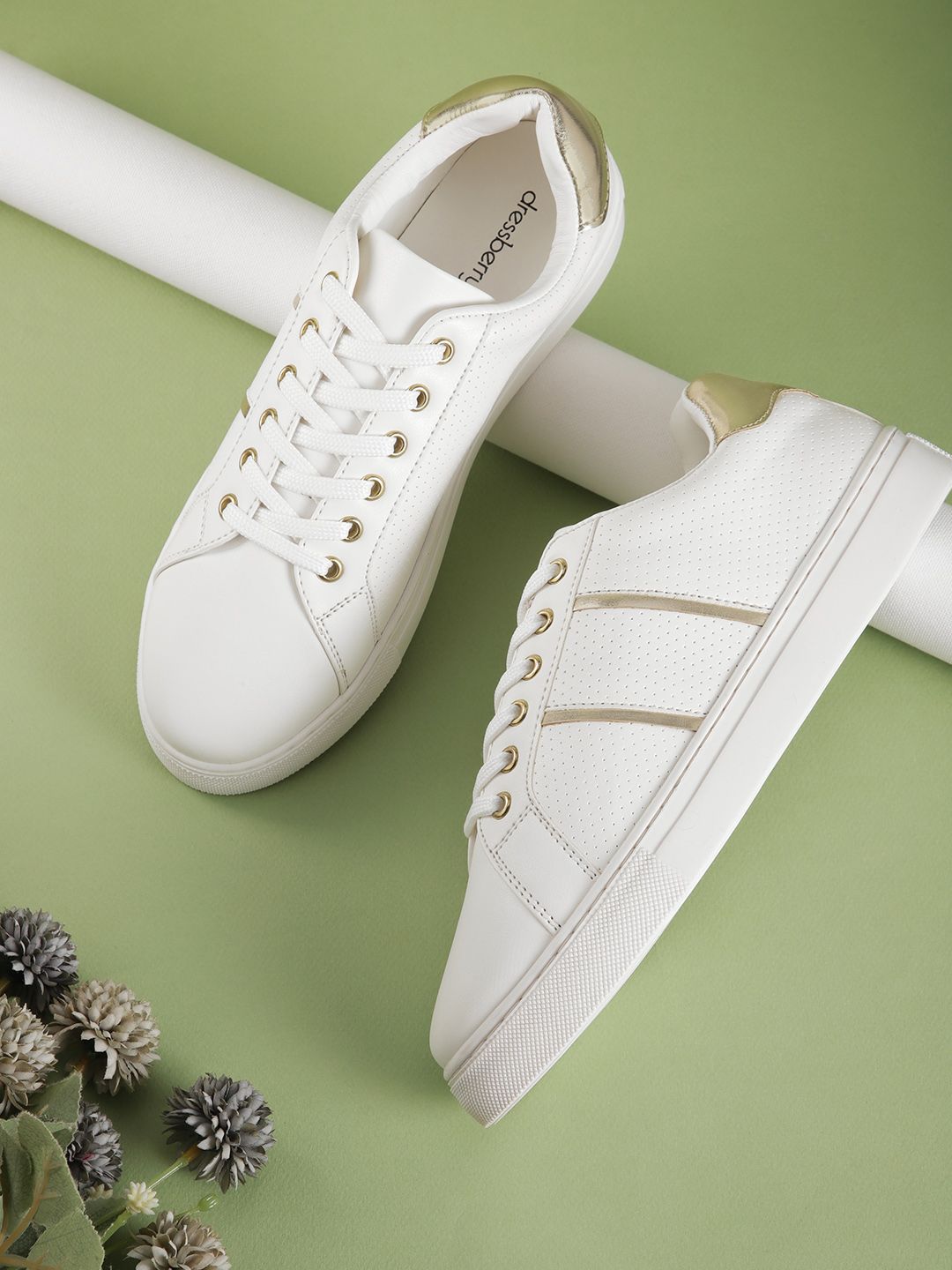 DressBerry Women Perforated Sneakers