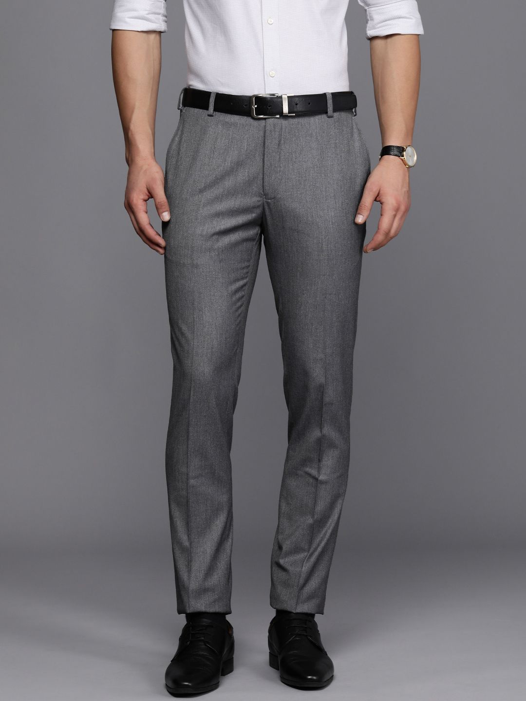 Raymond Men Slim Fit Formal Trousers