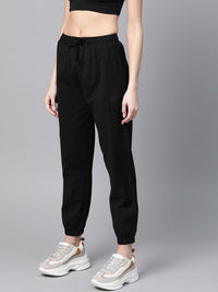 SASSAFRAS Women Black Joggers