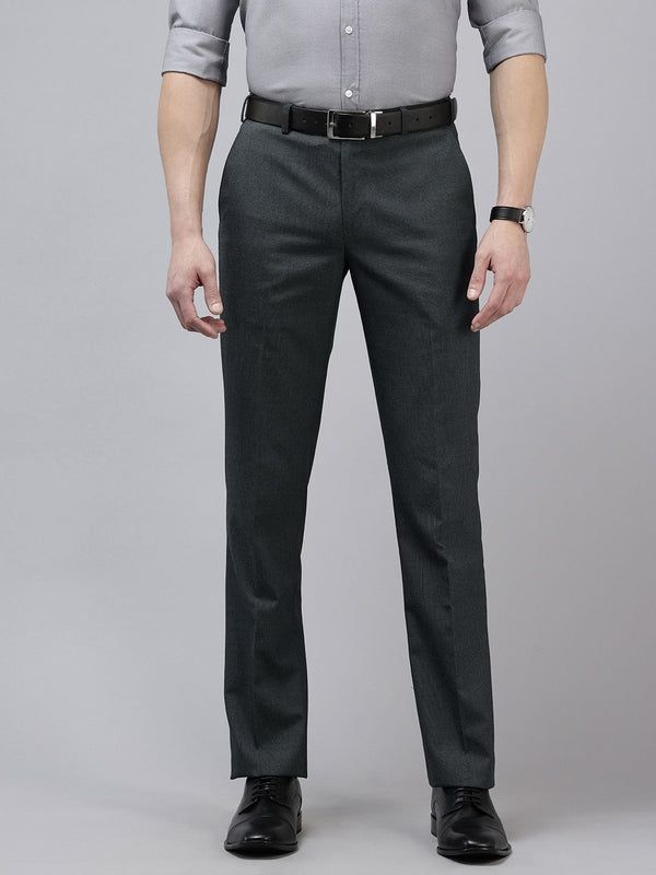 Park Avenue Men Textured Formal Trousers
