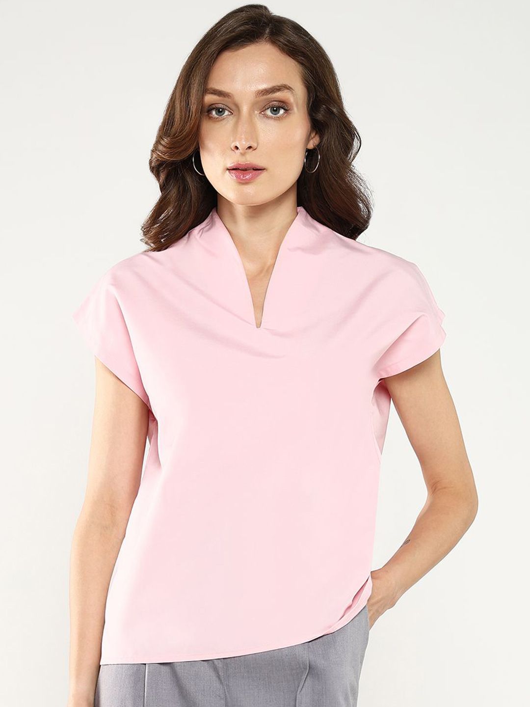 RAREISM Cowl Neck Extended Sleeves Top
