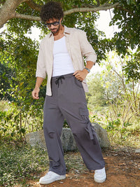 Campus Sutra Men Comfort Cargos Trousers