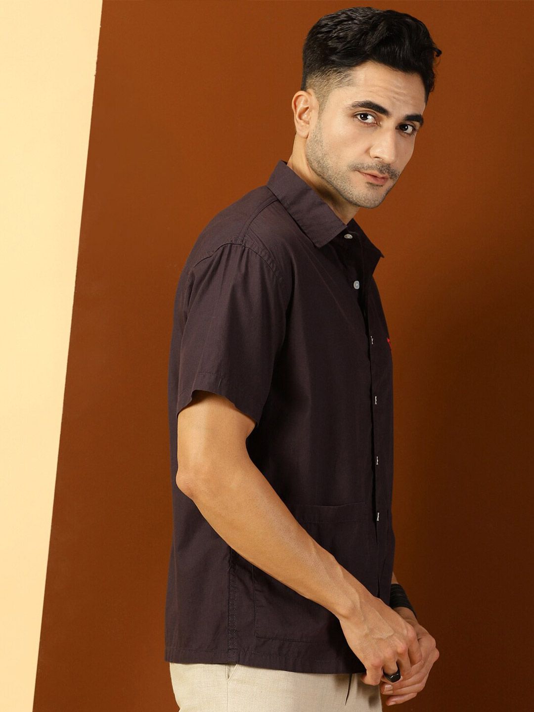 Thomas Scott Classic Boxy Short Sleeves Pure Cotton Casual Shirt
