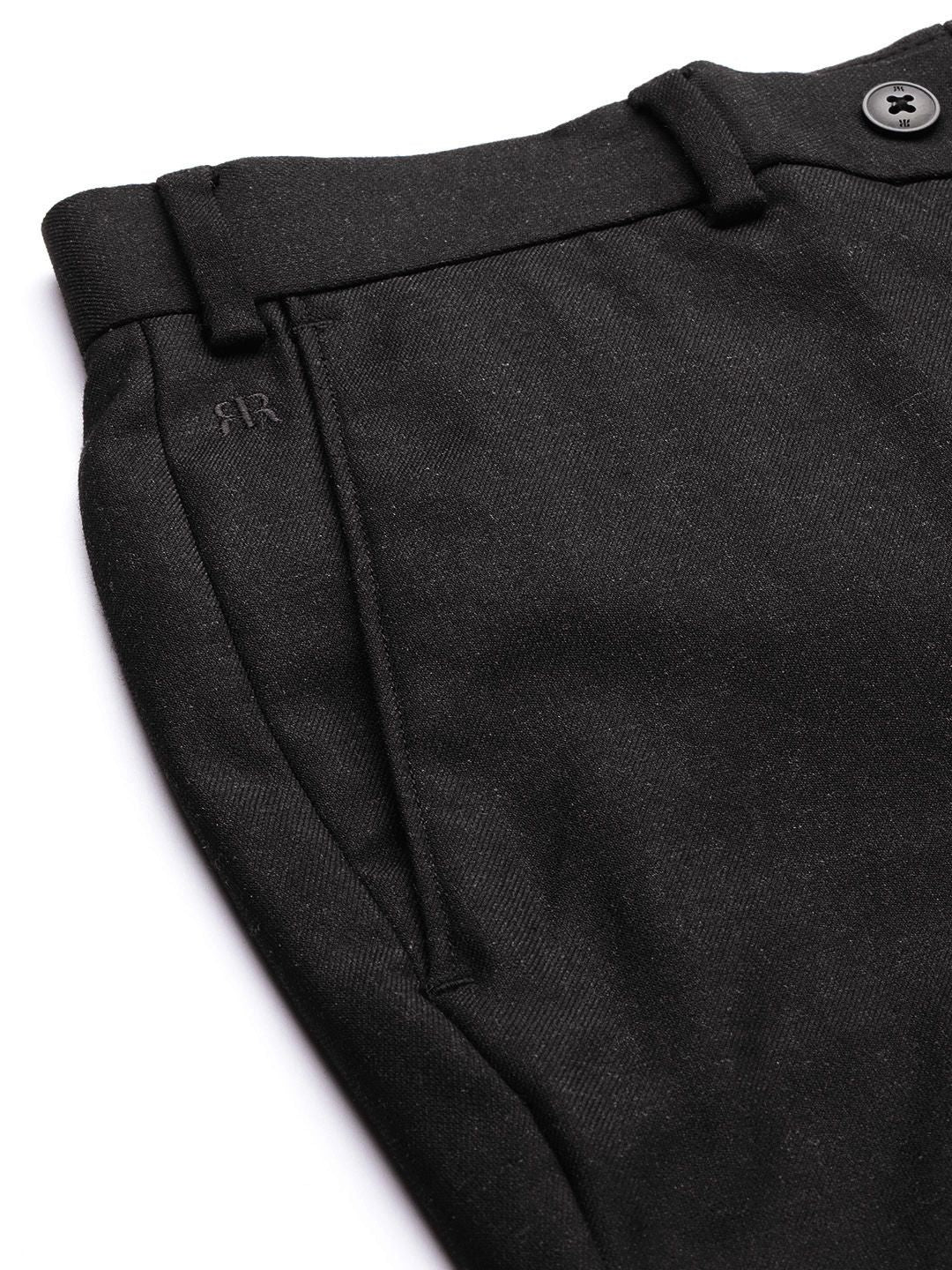 Raymond Men Mid-Rise Slim Fit Trousers