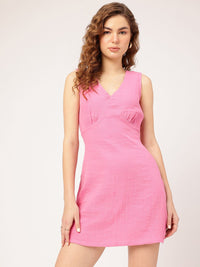 DressBerry Vintage Vibe Pure Cotton Mini Empire Dress